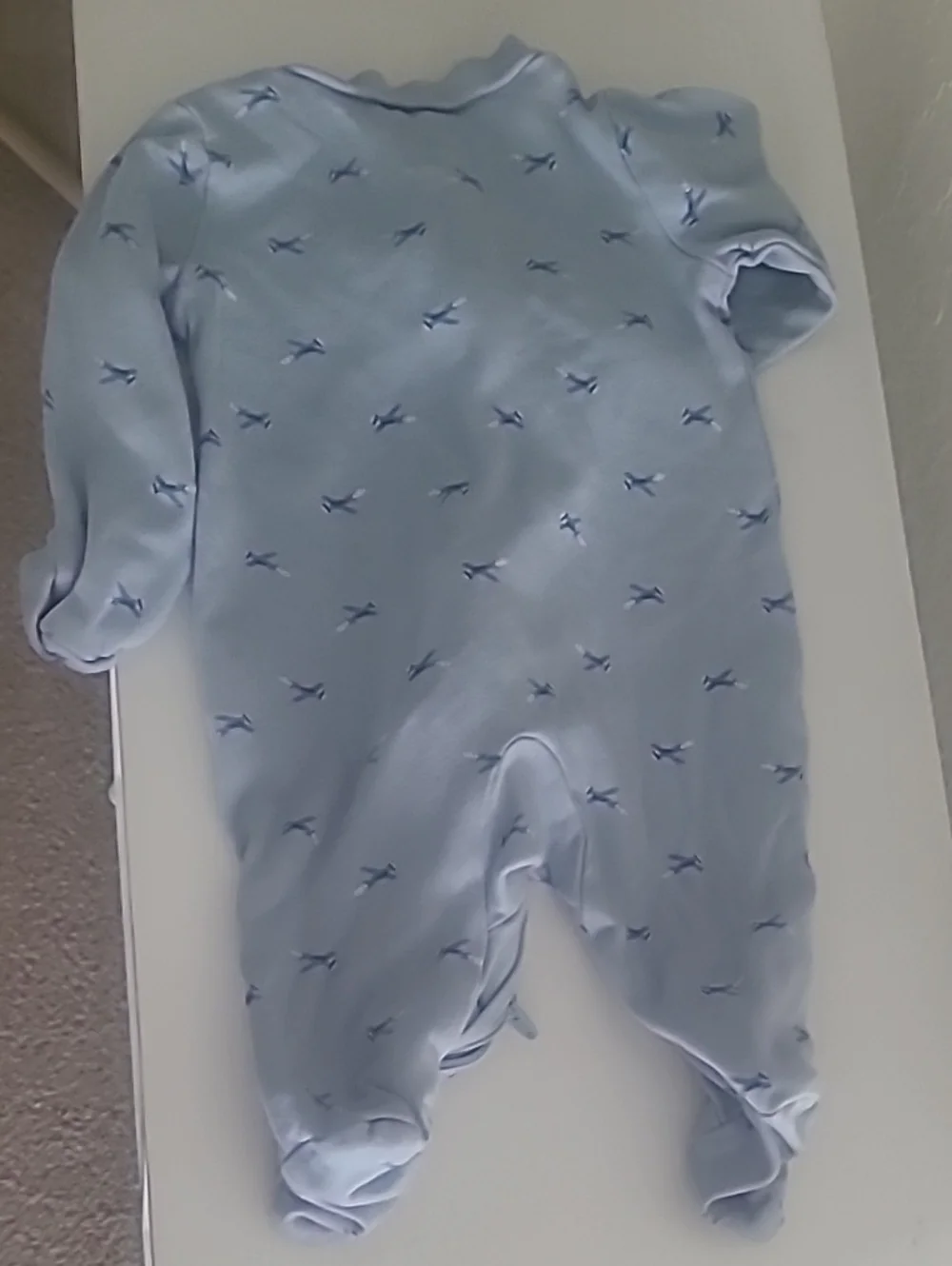 Carter's Light Blue 'Little Brother' Footed One-Piece